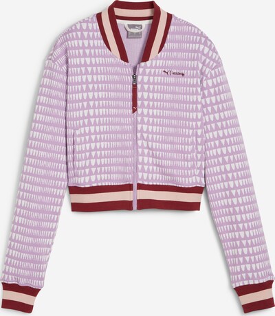 PUMA Sports sweat jacket 'LEMLEM' in Purple / Dusky pink / Burgundy, Item view