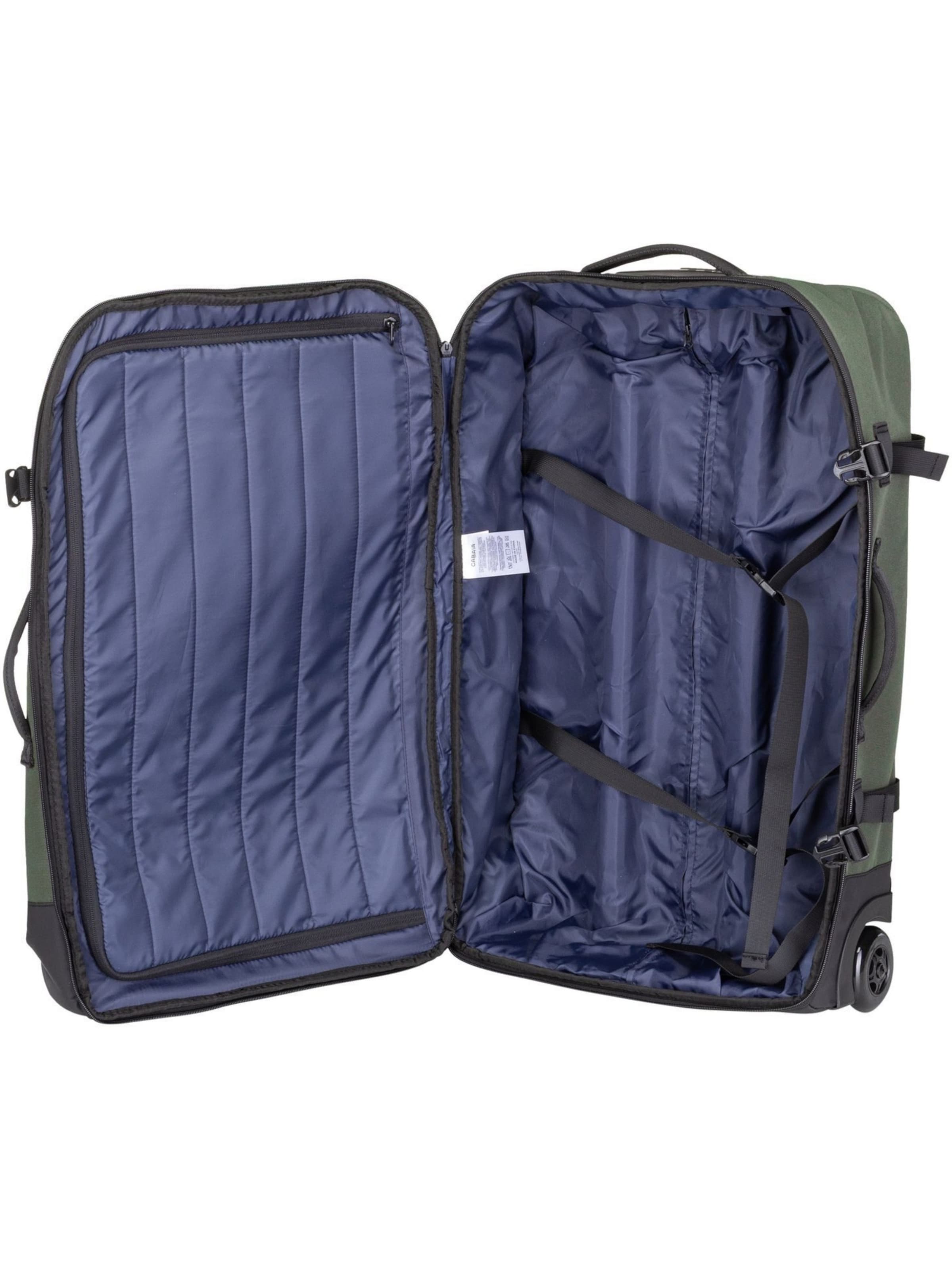 Cabaia Cart 'Soft Suitcase Medium' in Green