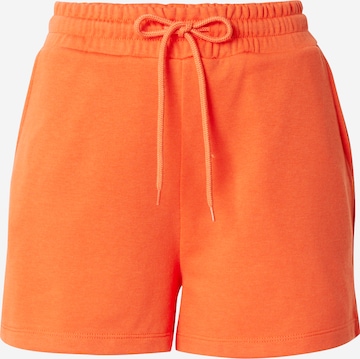 Pantaloni 'CHILLI' di PIECES in arancione: frontale