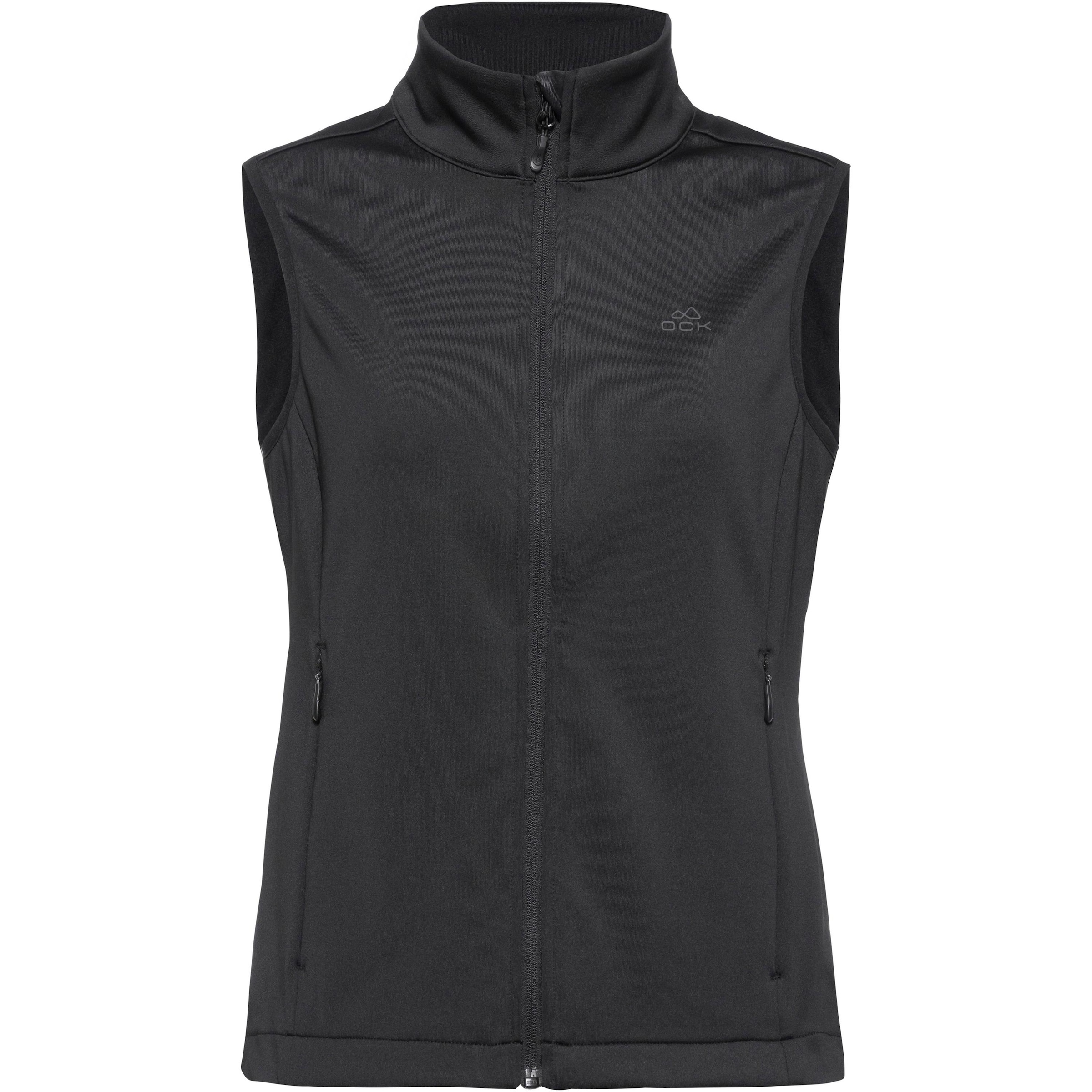 OCK Weste in Schwarz: Vorderseite