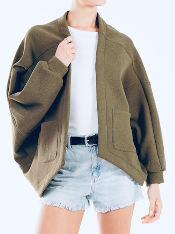 yoligex Fleecejacke‌‌‌‌‌‌‌‌‌ in Grün: Vorderseite
