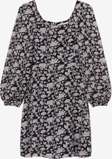 MANGO Robe 'Rocio' en bleu clair / rose clair / noir, Vue avec produit