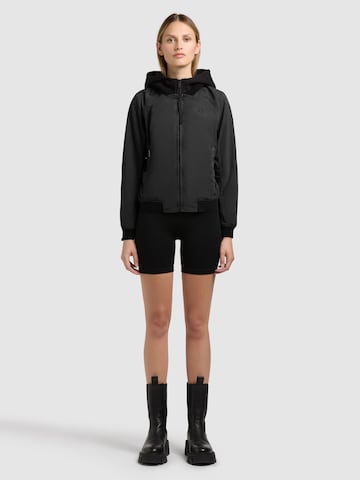khujo Between-season jacket 'MEETS 2IN1' in Black