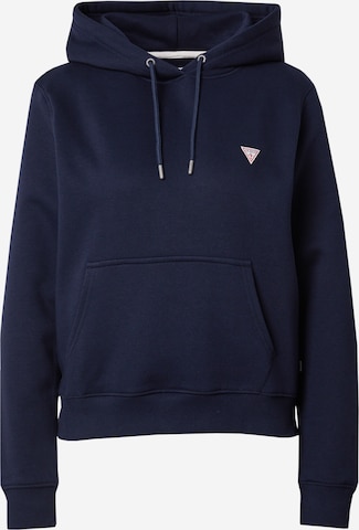 Sweat-shirt GUESS JEANS en bleu : devant