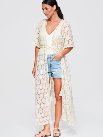 Ombre Sweter w kolorze beżowy