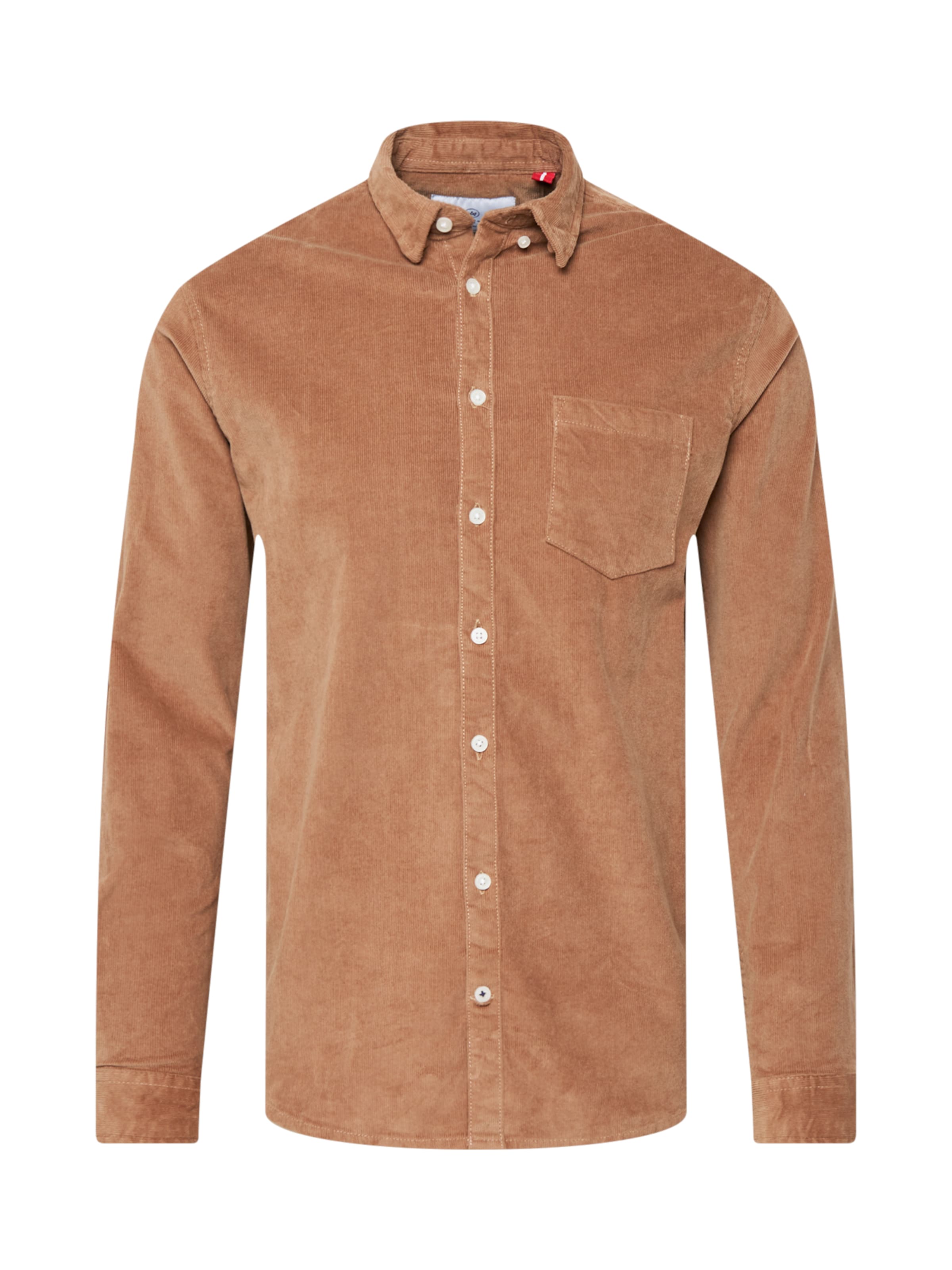 Regular fit Cămașă 'Johan' de la Kronstadt pe maro: față