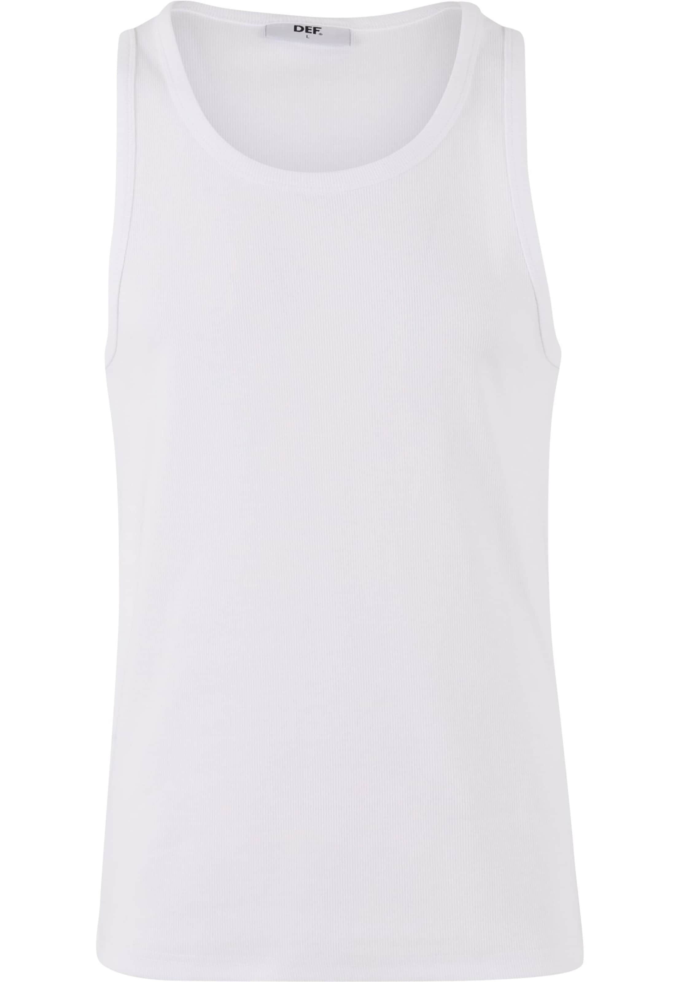 Maglietta di DEF in bianco: frontale