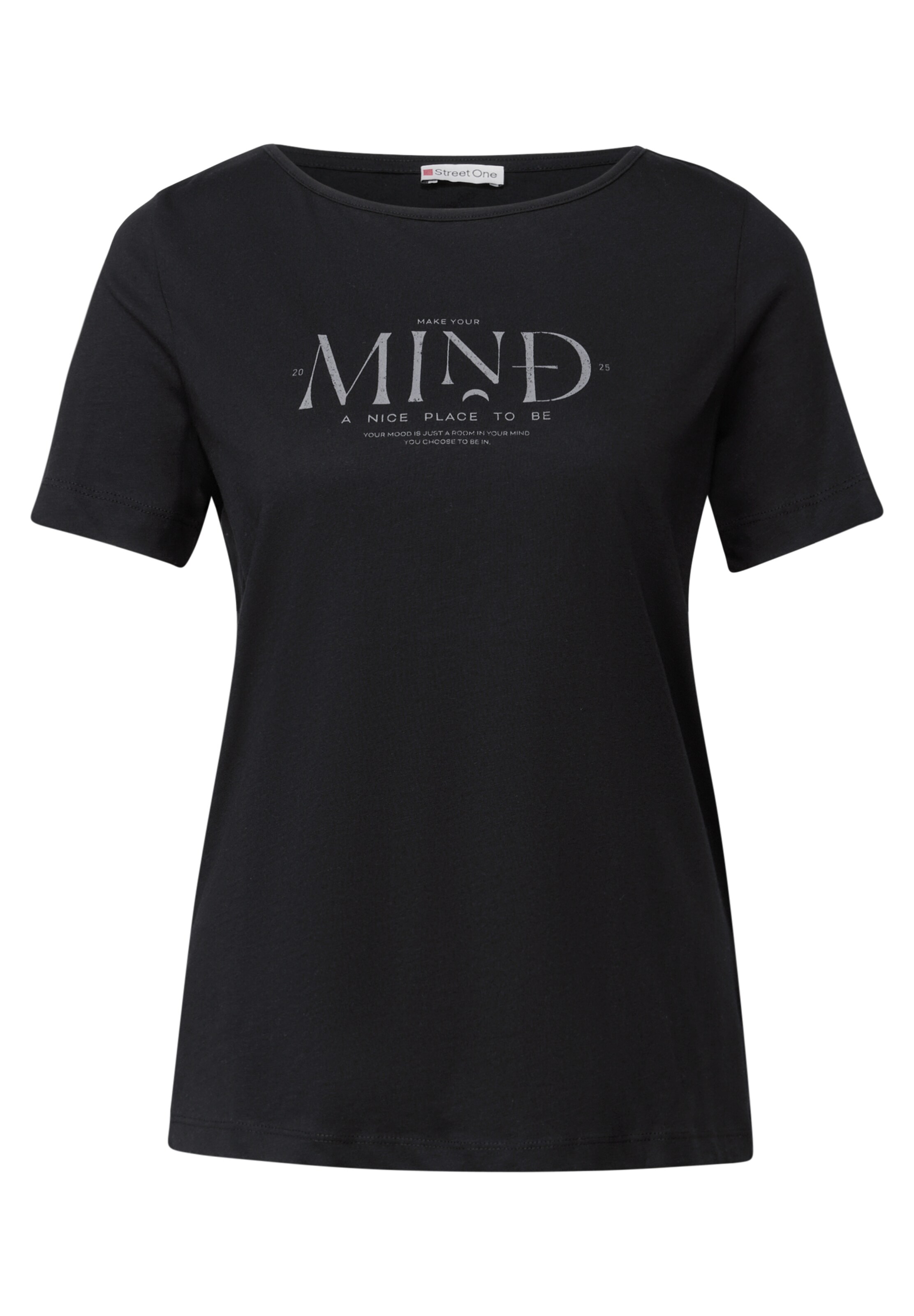 STREET ONE Shirt in Black: front