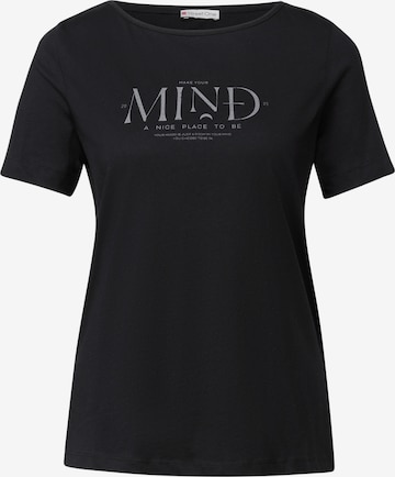 STREET ONE Shirt in Black: front