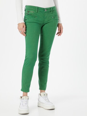 FREEMAN T. PORTER Skinny Jeans 'Alexa' i grön: framsida