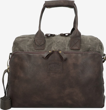 Pride and Soul Document Bag in Brown: front