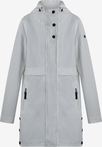 DreiMaster Maritim Between-seasons coat in White: front