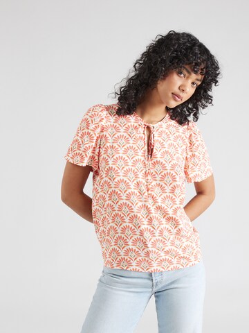 VILA Blouse 'VIALORA ORI' in Orange: front