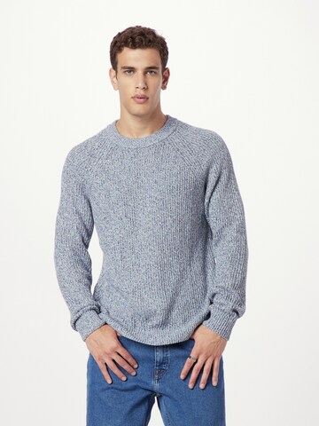 Abercrombie & Fitch - Pullover 'MARLED' em azul: frente