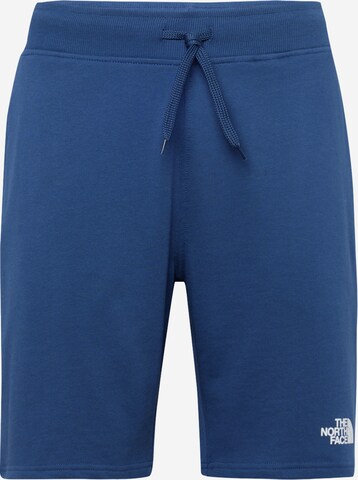 THE NORTH FACE Trousers in Blue: front