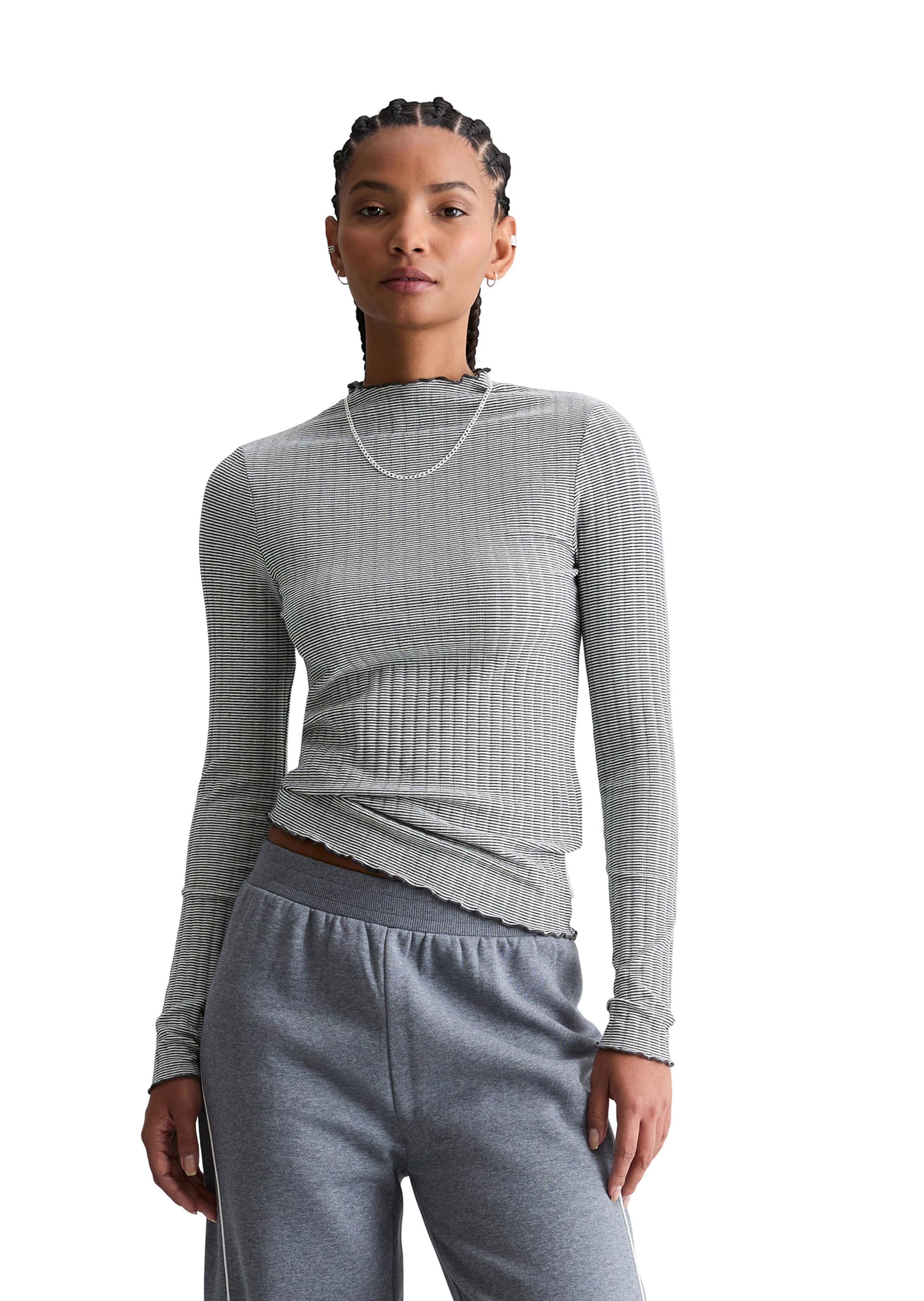 Marc O'Polo DENIM Shirt in Grau: Vorderseite