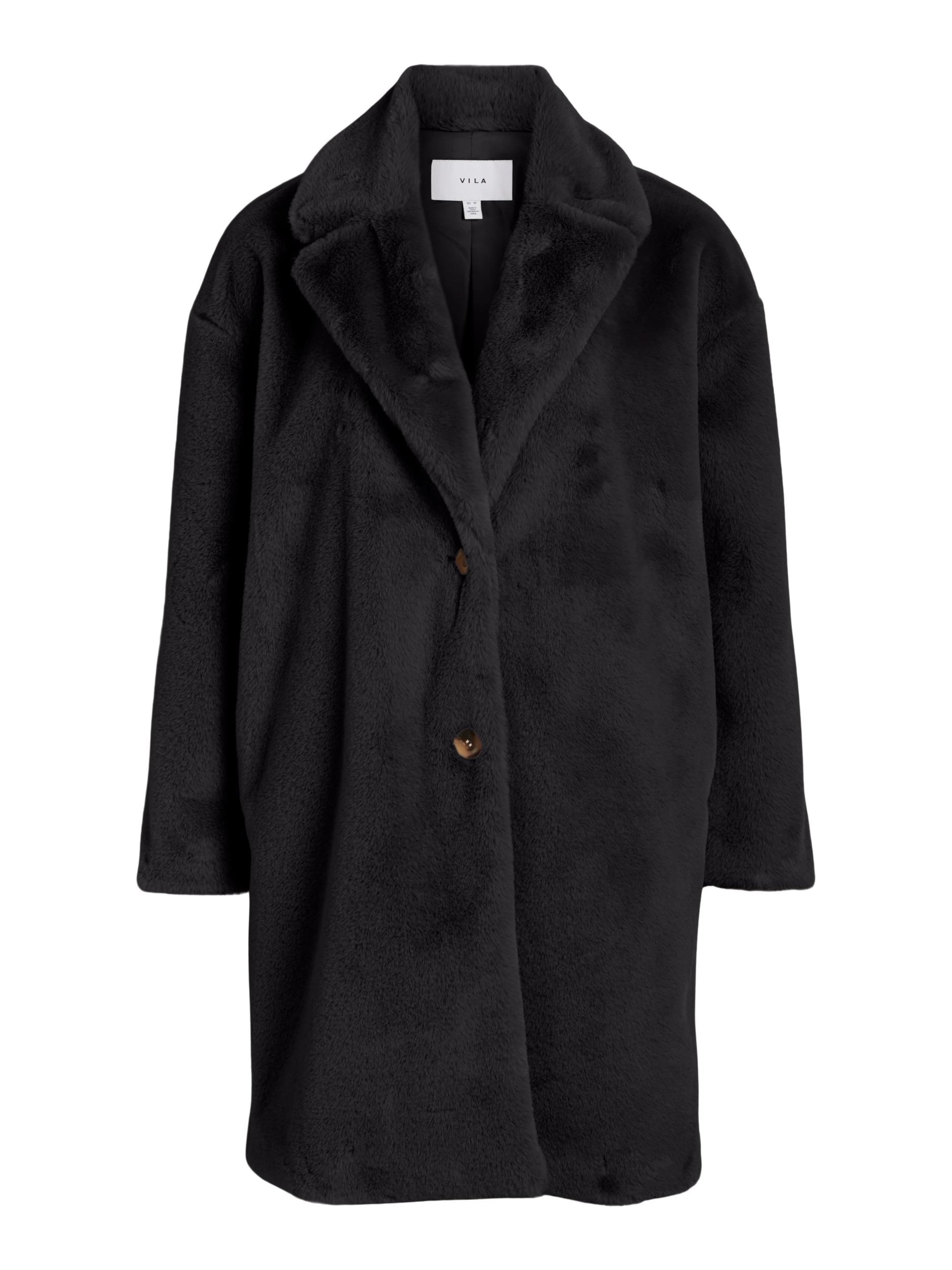 VILA Winter Coat &#x27;Feba&#x27; in Black: front
