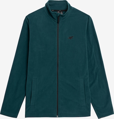 4F Athletic fleece jacket 'M120' in Emerald / Black, Item view