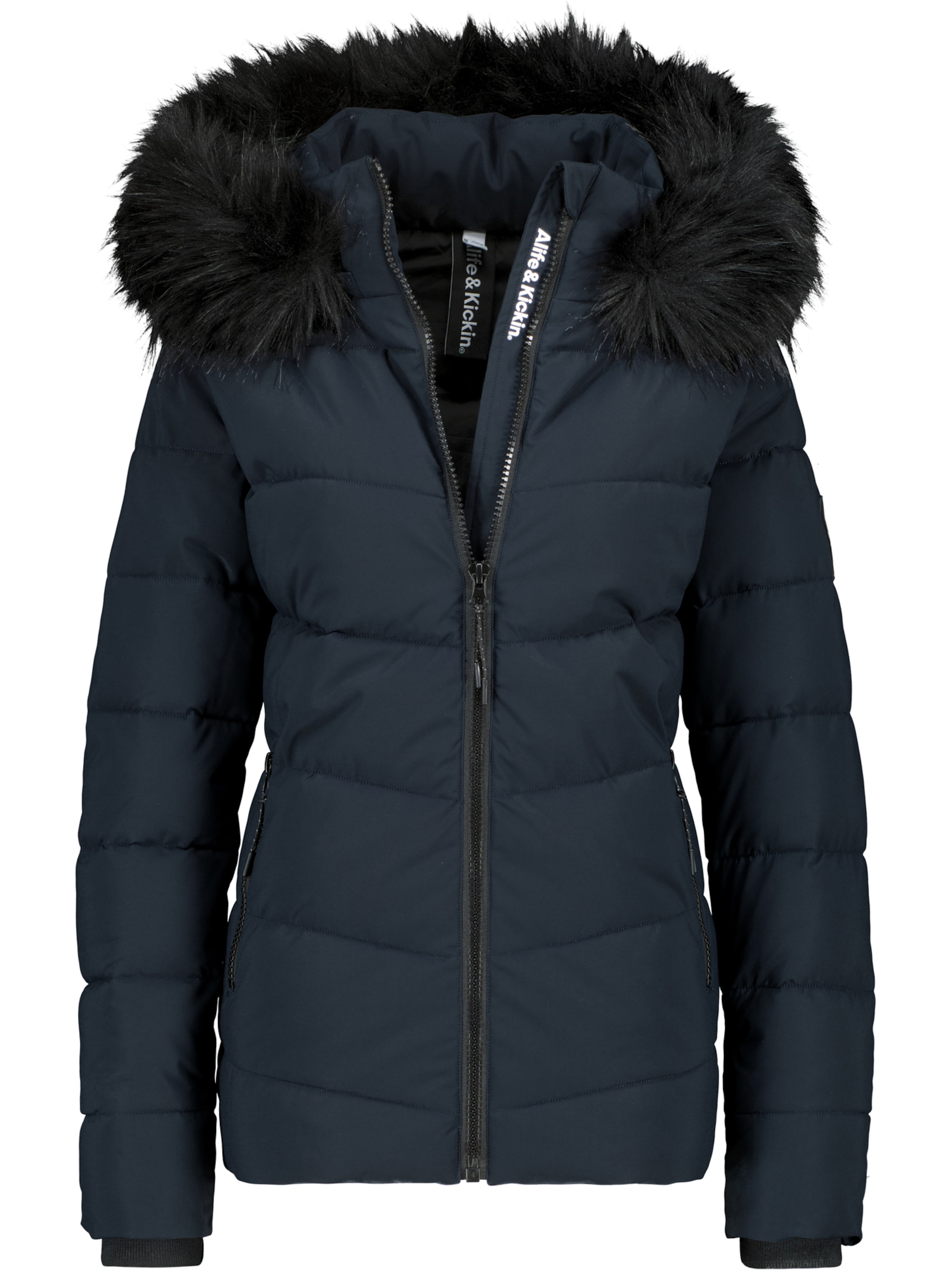 alife & kickin Winter Jacket 'Adela' in Blue: front