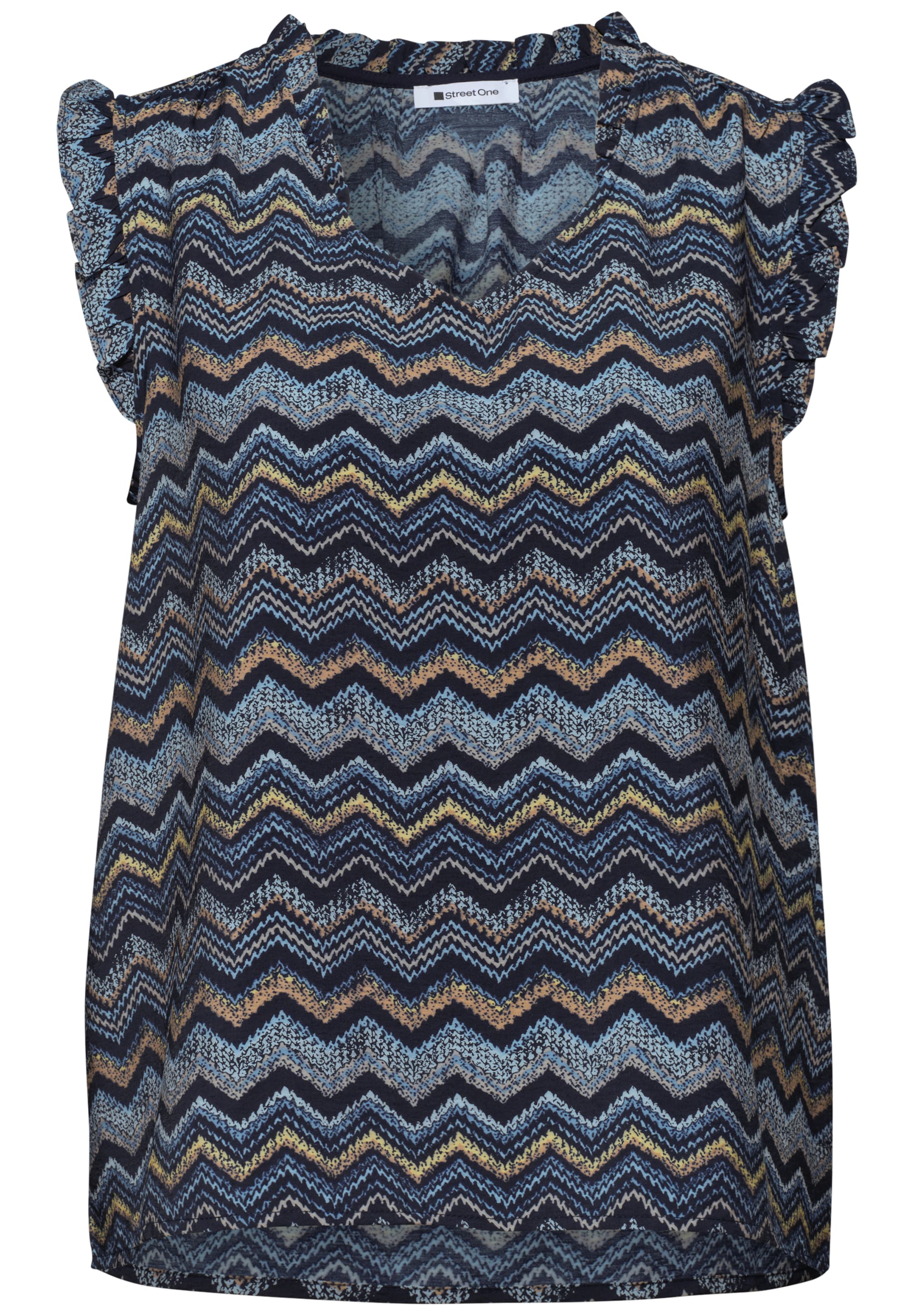STREET ONE Bluse in Blau: Vorderseite