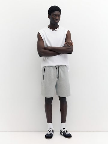 Pull&Bear Regular Pants 'STWD' in Grey