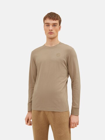 TOM TAILOR Shirt in Beige
