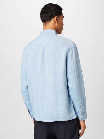 Abercrombie & Fitch Regular fit Button Up Shirt in Blue