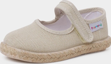 Ballerines Pisamonas en beige : devant