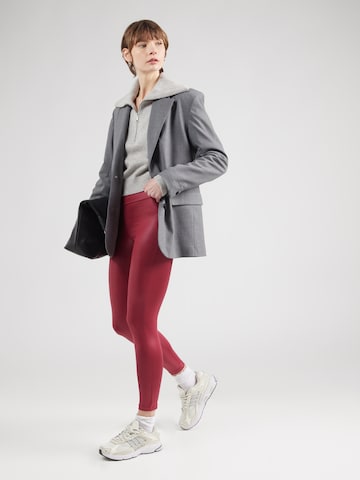 VERO MODA Skinny Legíny 'VMLESLIE' – červená