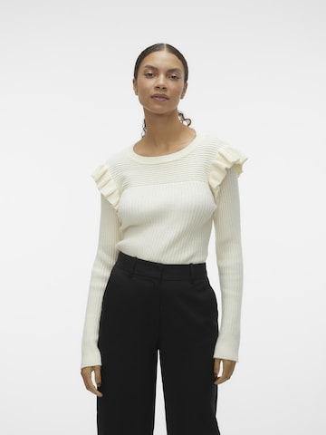 VERO MODA Pullover i hvid