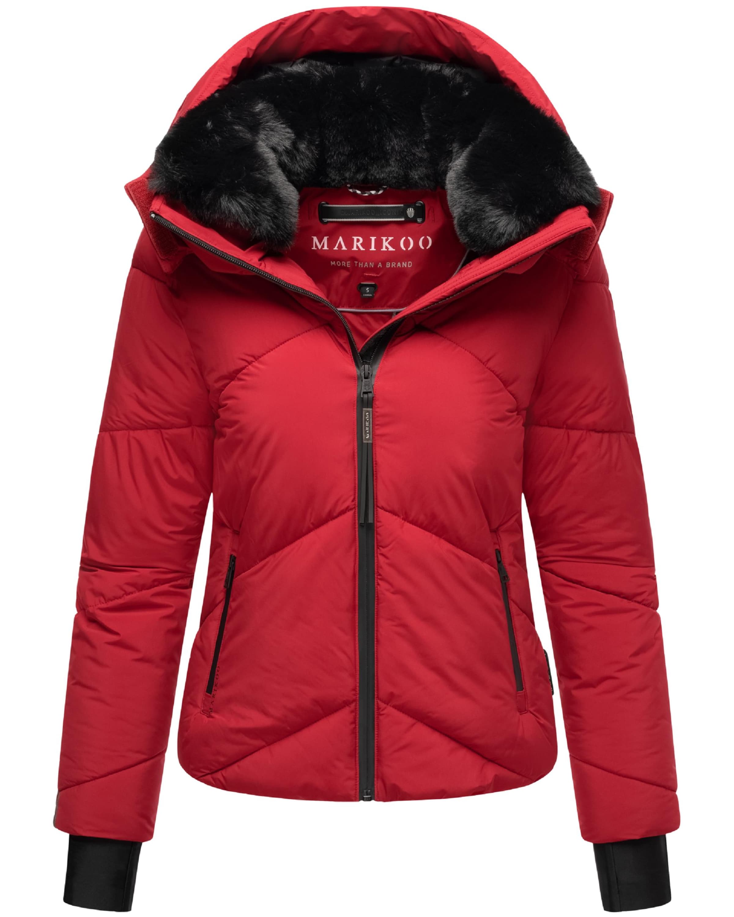 MARIKOO Зимно яке 'Simaraa XVI' в червено: отпред
