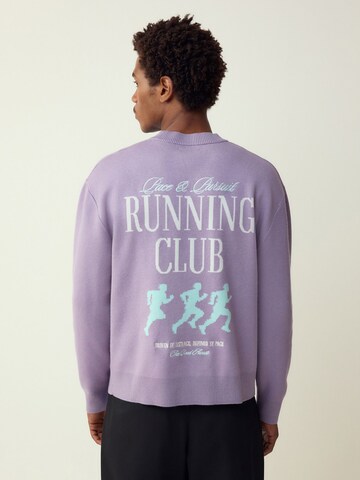 Next Sweater in Purple: front