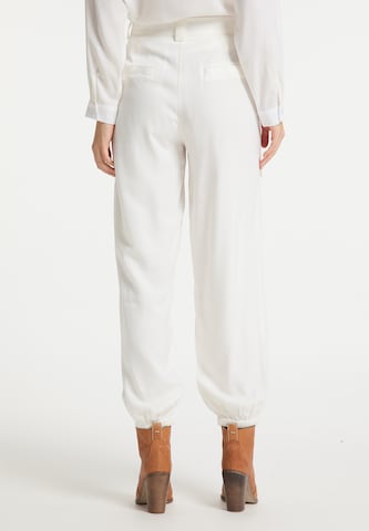 DreiMaster Vintage Tapered Cargo Pants in White
