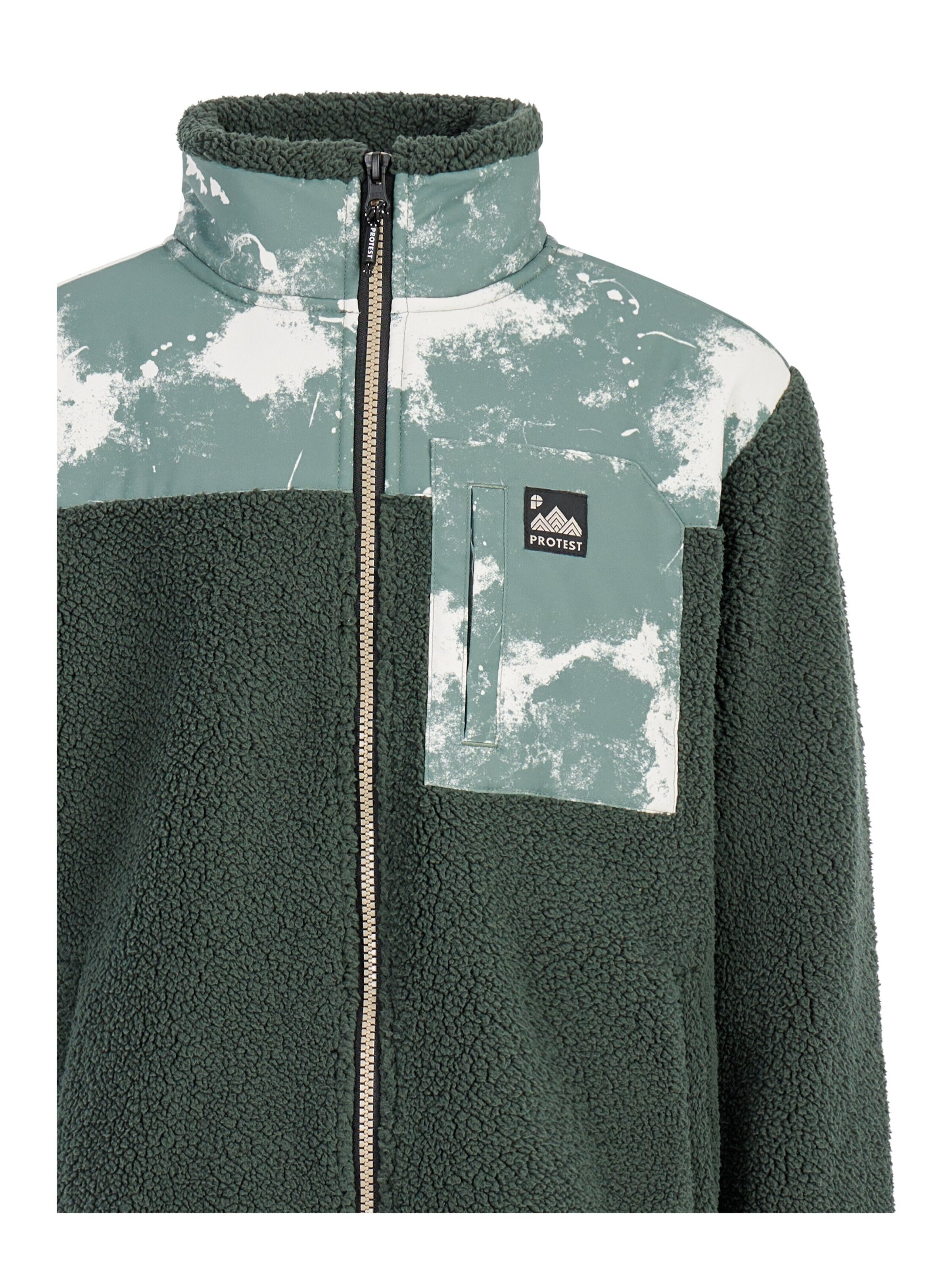 PROTEST Fleecejacke 'PRTBento JR'‌‌‌ in Grün