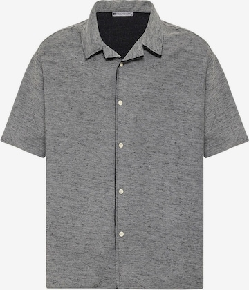 DandaloComfort Fit Košulja - crna boja: prednji dio