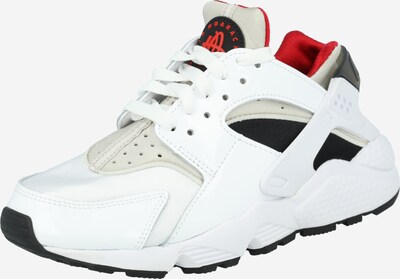 Nike Sportswear Låg sneaker 'Air Huarache' i beige / röd / svart / vit, Produktvy