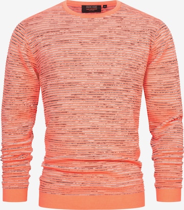 Pull-over 'Manfred ' INDICODE JEANS en orange : devant