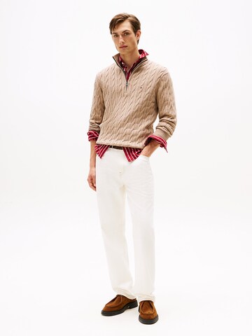 TOMMY HILFIGER Pullover in Beige