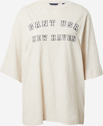 GANT Oversize tričko - Béžová: predná strana