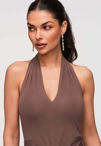 Robe de soirée Ombre en marron