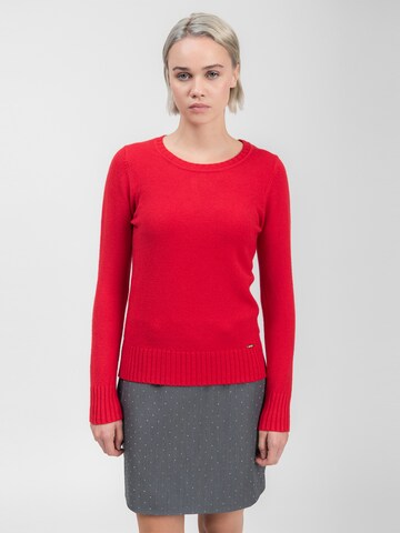 Influencer Sweater in Red: front