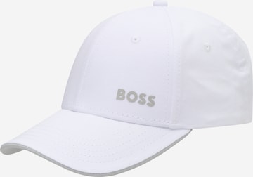 BOSS Black Cap in White: front