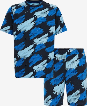 WE Fashion Pyjamas i blå: framsida