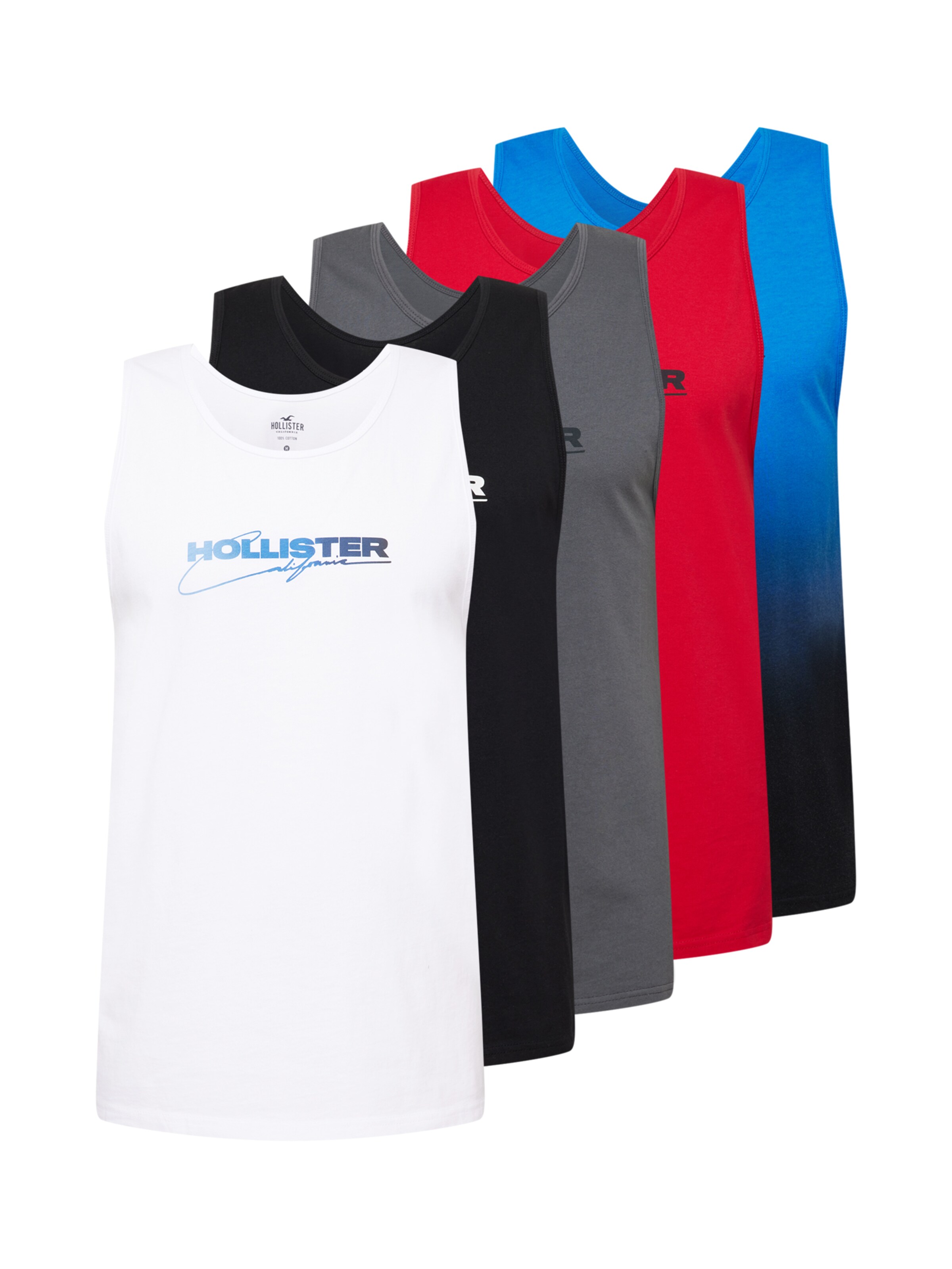 HOLLISTER Tričko - Modrá: predná strana