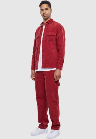 Karl Kani Regular fit Button Up Shirt in Red