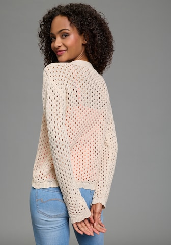 KangaROOS Knit Cardigan in Beige