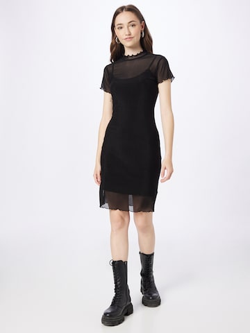 Urban Classics Dress in Black: front