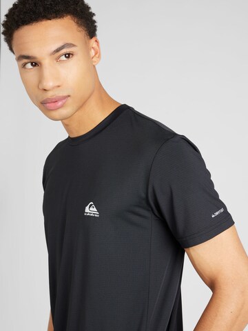 juoda QUIKSILVER Sportiniai marškinėliai 'LAP TIME'