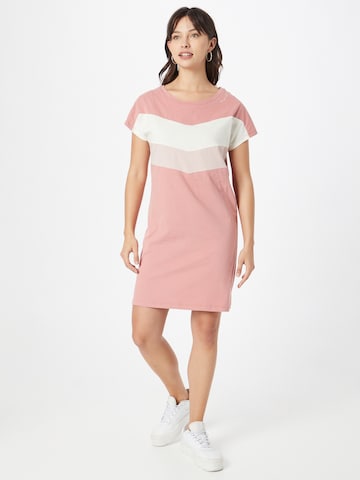 Ragwear Jurk 'ONDA' in Roze: voorkant