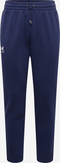 UNDER ARMOUR Workout Pants 'Essential' in Indigo / White, Item view